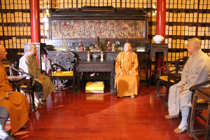 imagen en el Templo Shaolin